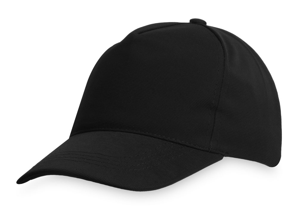 Бейсболка из структурной ткани Fargo, черный-3