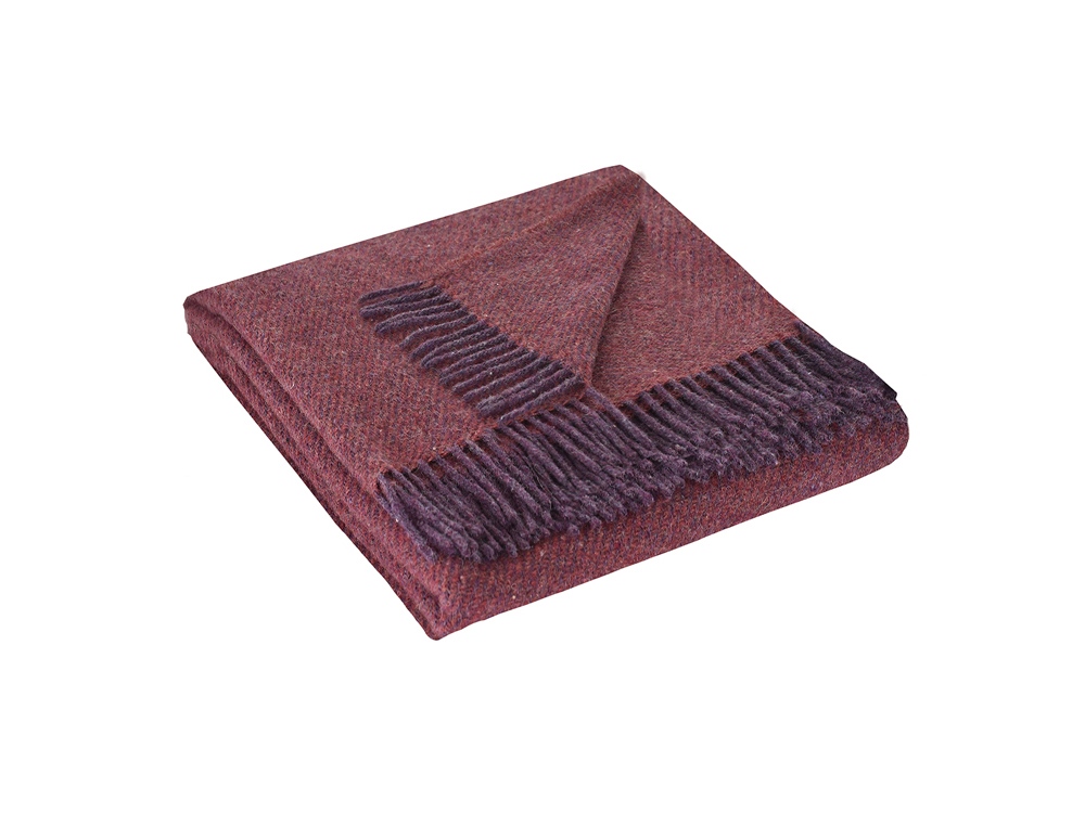 Плед MARZOTTO AREQUIPA 1003, бордовый-1