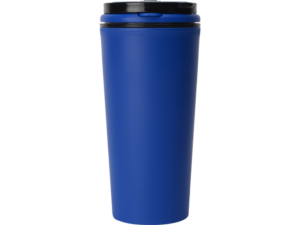 Стакан-тамблер Parma со встроенной трубочкой, 350 мл, цвет синий-7