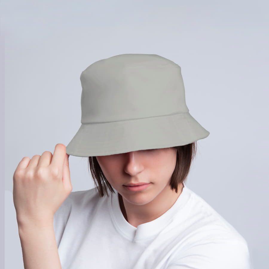 Хлопковая панама BRIM 250, серый-1