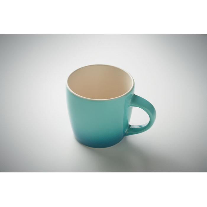 Ceramic mug 300ml, бирюзовый-1