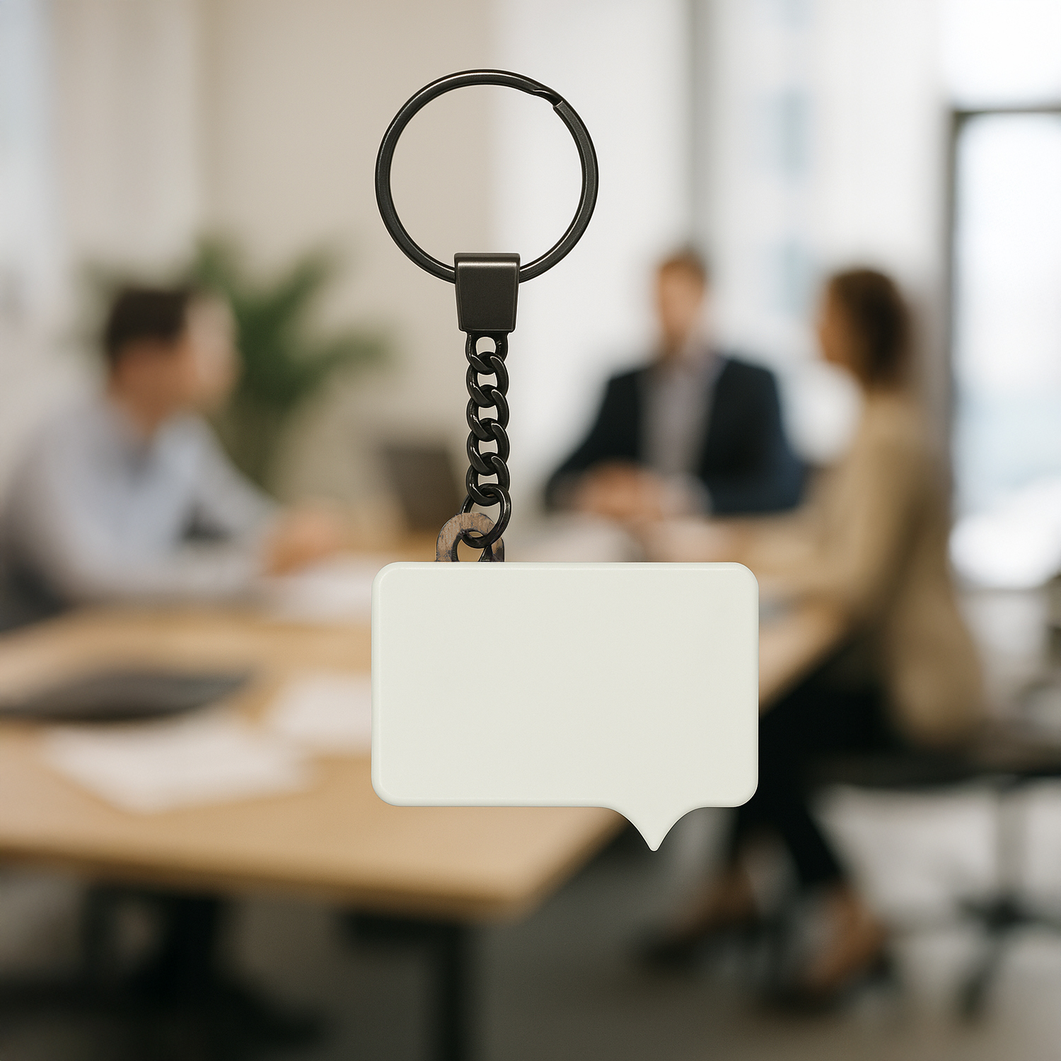 Брелок-обвес Мысль (белый)-5