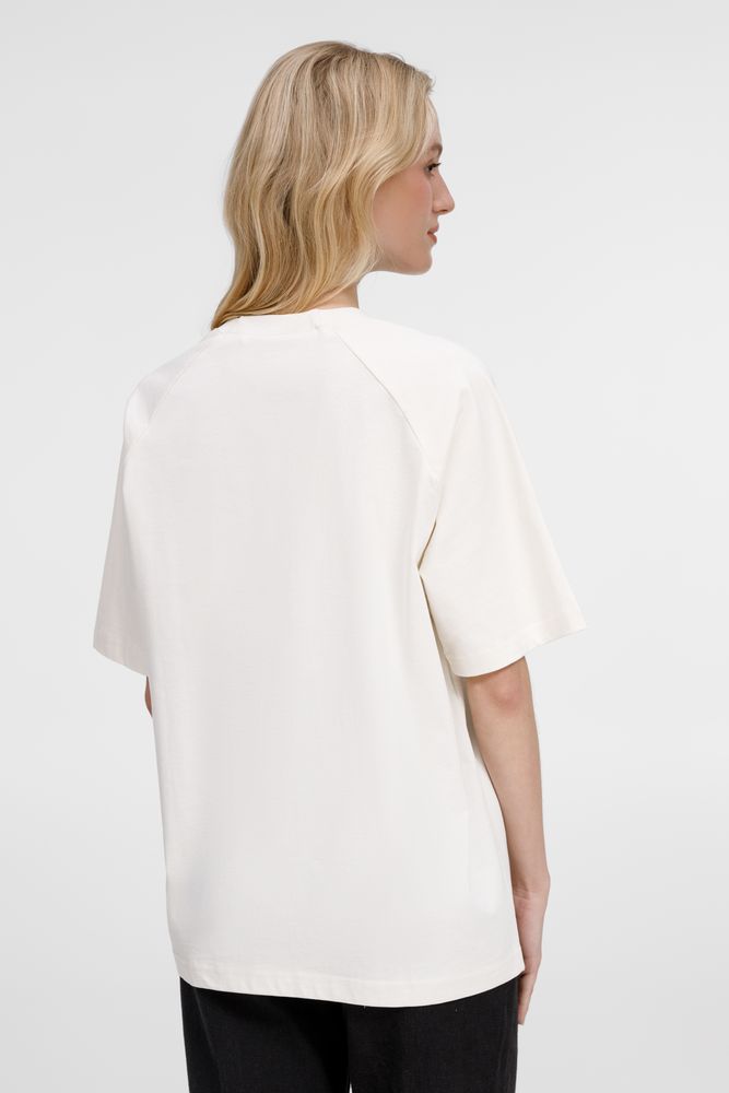 Футболка оверсайз унисекс Avenu, молочно-белая-4