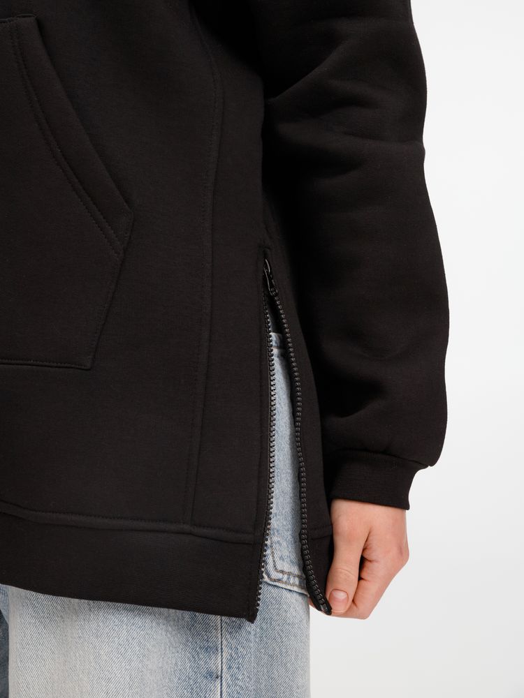 Худи унисекс оверсайз Easy Street, черное-6