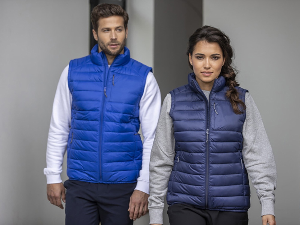 Женский утепленный жилет Pallas  из переработанных материалов по стандарту GRS - Сплошной черный-5