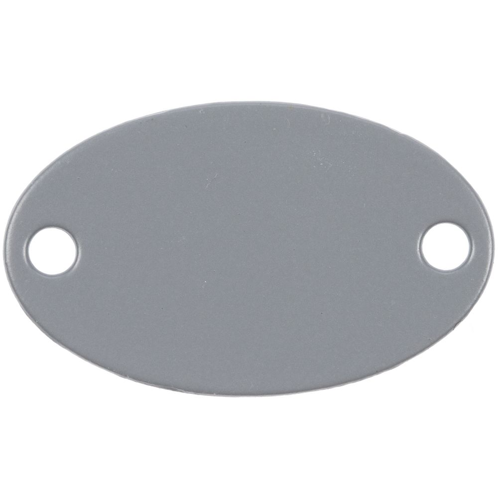Шильдик металлический Alfa Oval, серый-0