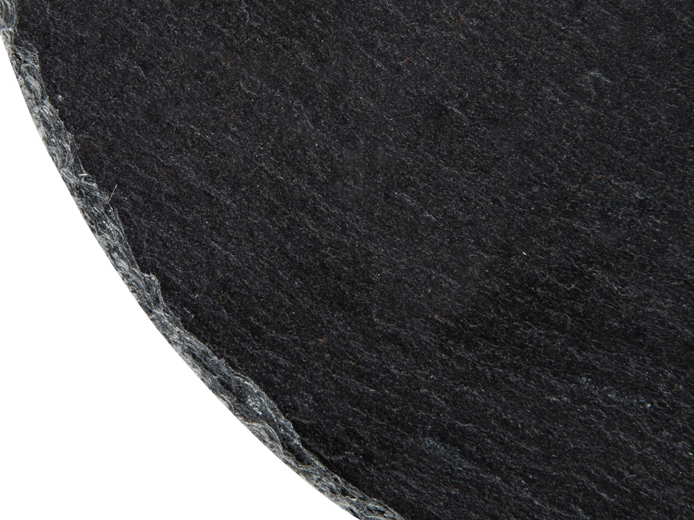 Круглая доска Moon для закусок, сланцевая 25 см-7