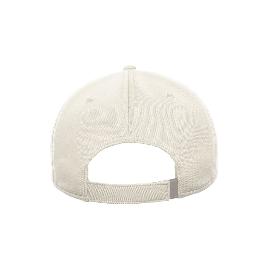 Бейсболка SKYE, 6 клиньев, застежка липучка, белый-4