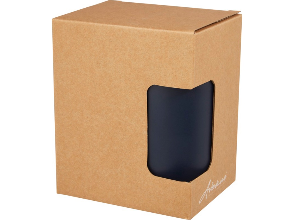 Керамическая кружка Perk объемом 480 мл, темно-синий-4