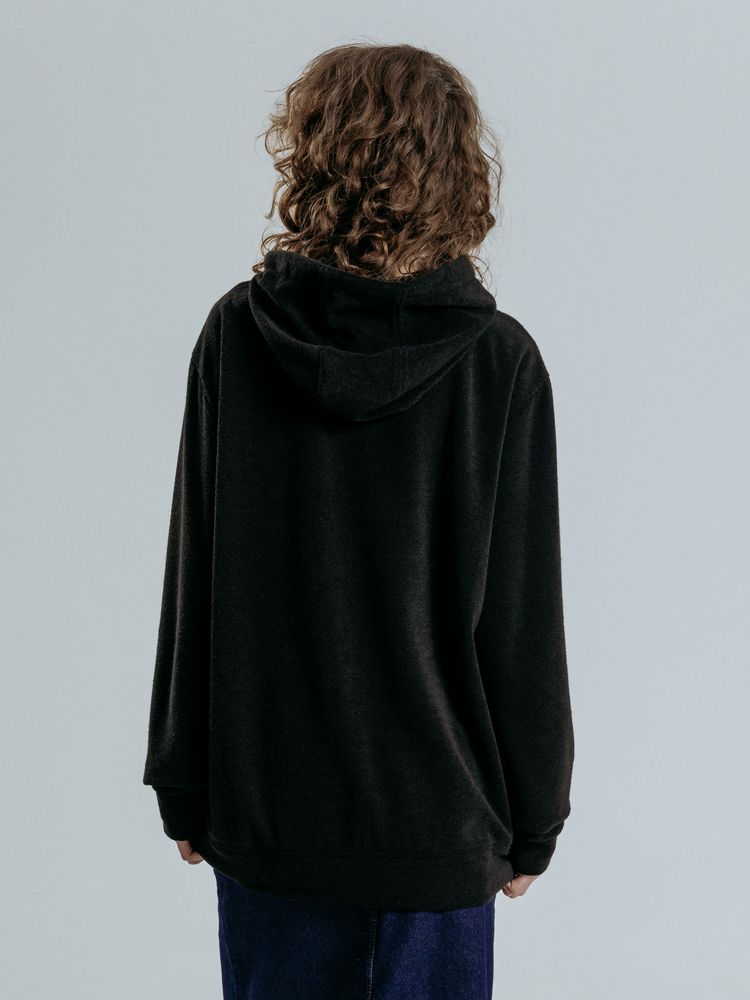 Худи унисекс Prima Vista, черное-5