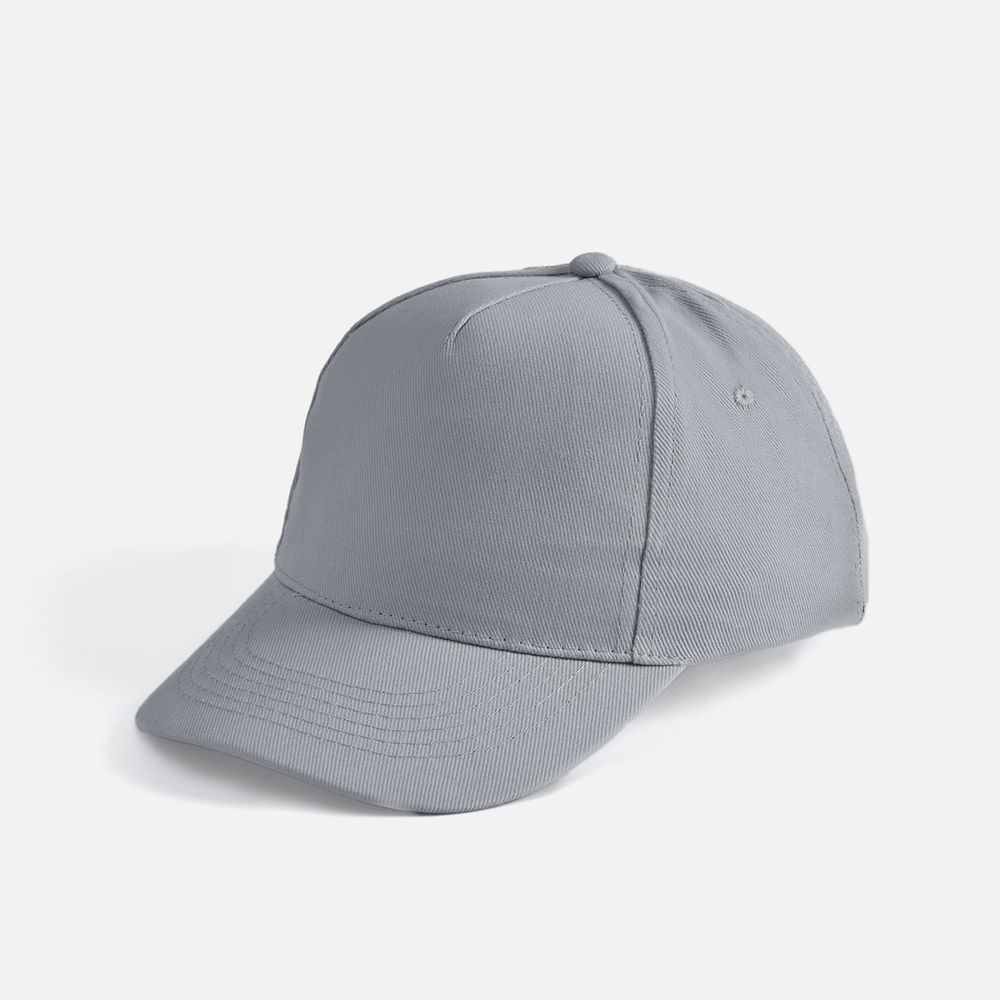 Бейсболка Long Beach, серая-1
