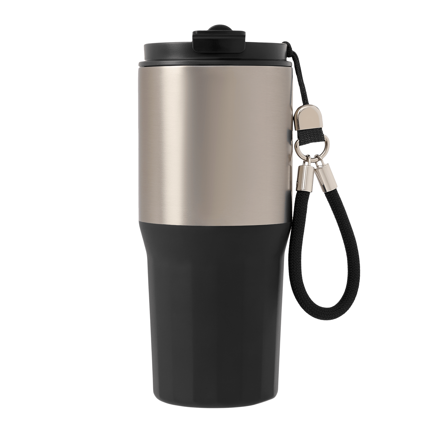 Термокружка вакуумная Авеню (Avenue), черная-0