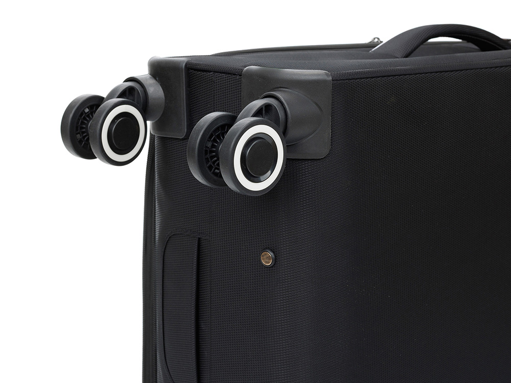 Чемодан TORBER НЕРО, чёрный, переработанный ПЭТ, 44 х 25 х 67 см, 63 л-10