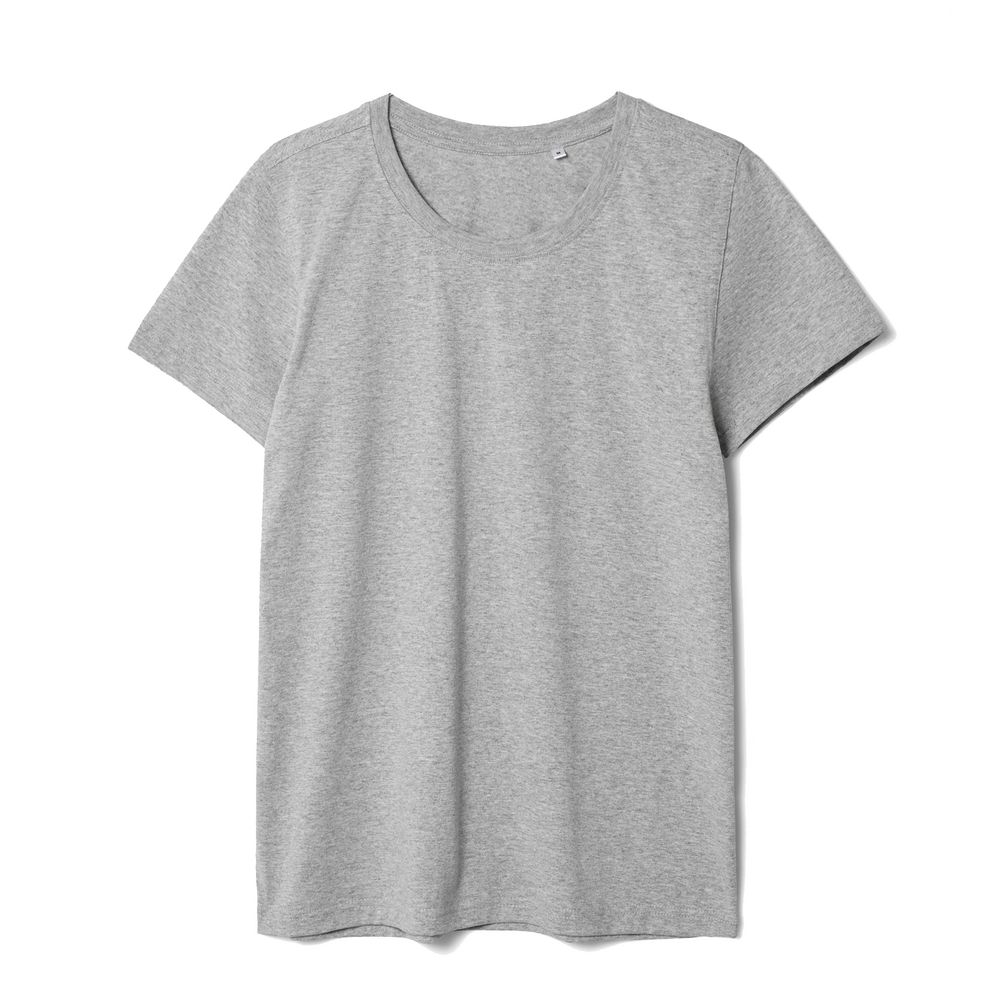 Футболка женская T-bolka Stretch Lady, серый меланж-1