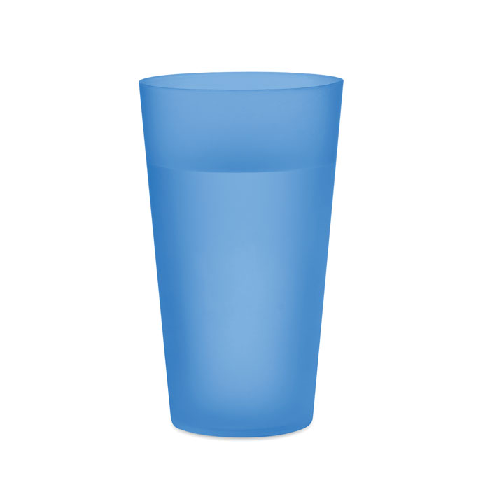 Reusable event cup 500ml, прозрачно-голубой-2