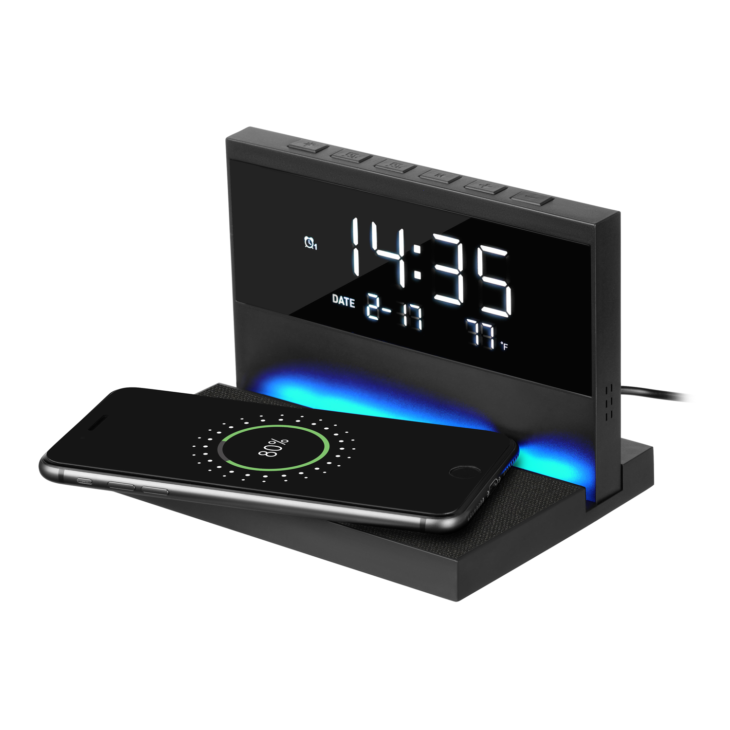 Зарядная станция с часами 15W Глори (Glory)-8