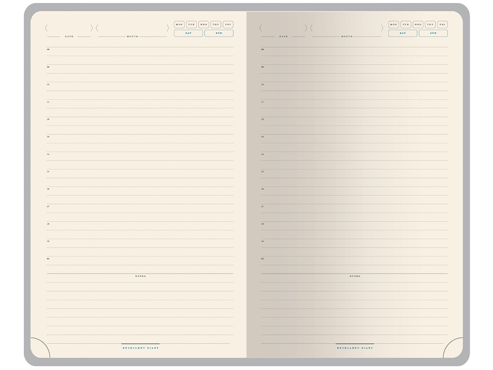 Ежедневник недатированный А5 Premier, зеленый-6