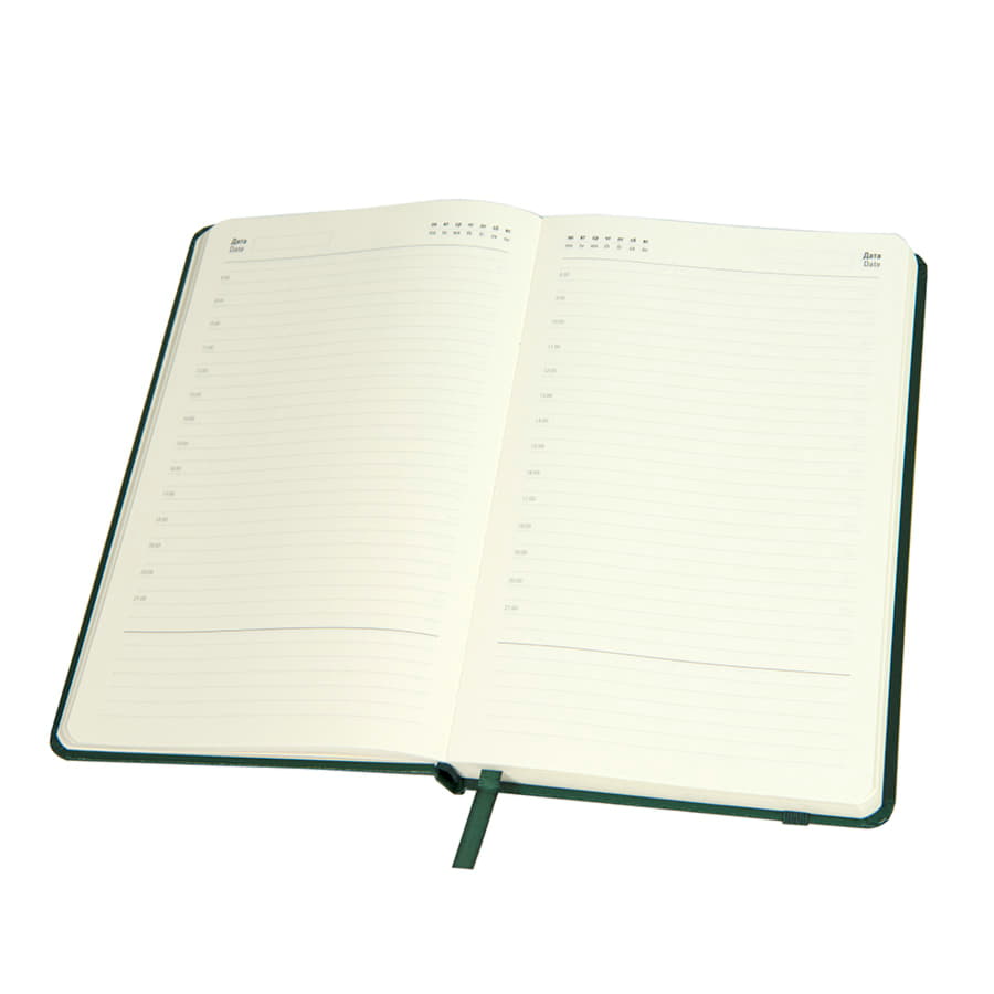 Ежедневник недатированный ELLIE, формат А5, черный-1