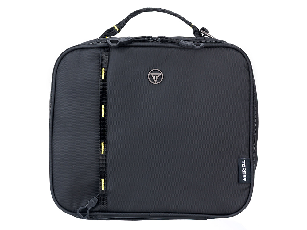 Термосумка для ланча TORBER, чёрный, полиэстер, 23 х 9 х 27 см-0