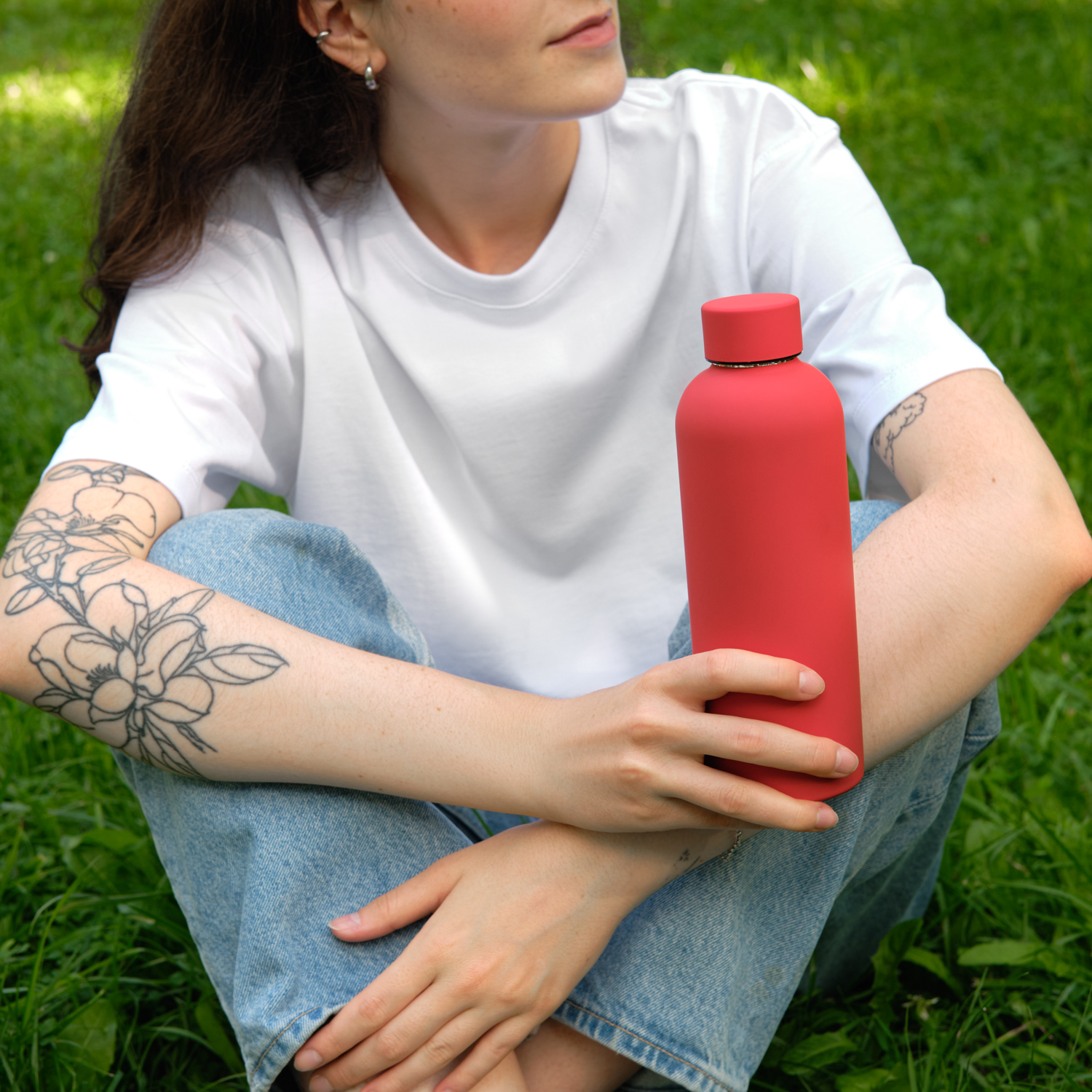 Термобутылка вакуумная герметичная Прима, красная-5