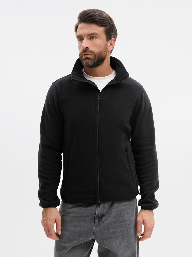 Куртка флисовая унисекс Ben Mac, черная-2