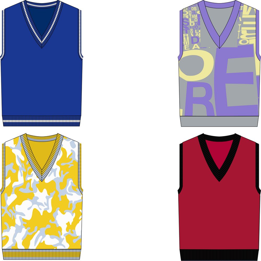 Жилет на заказ Classic Fint, акрил-0