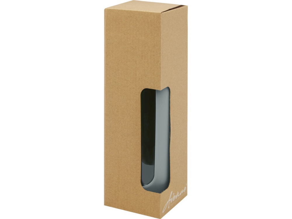 Tidan Бутылка из боросиликатного стекла объемом 600 мл с силиконовым держателем, серый-4