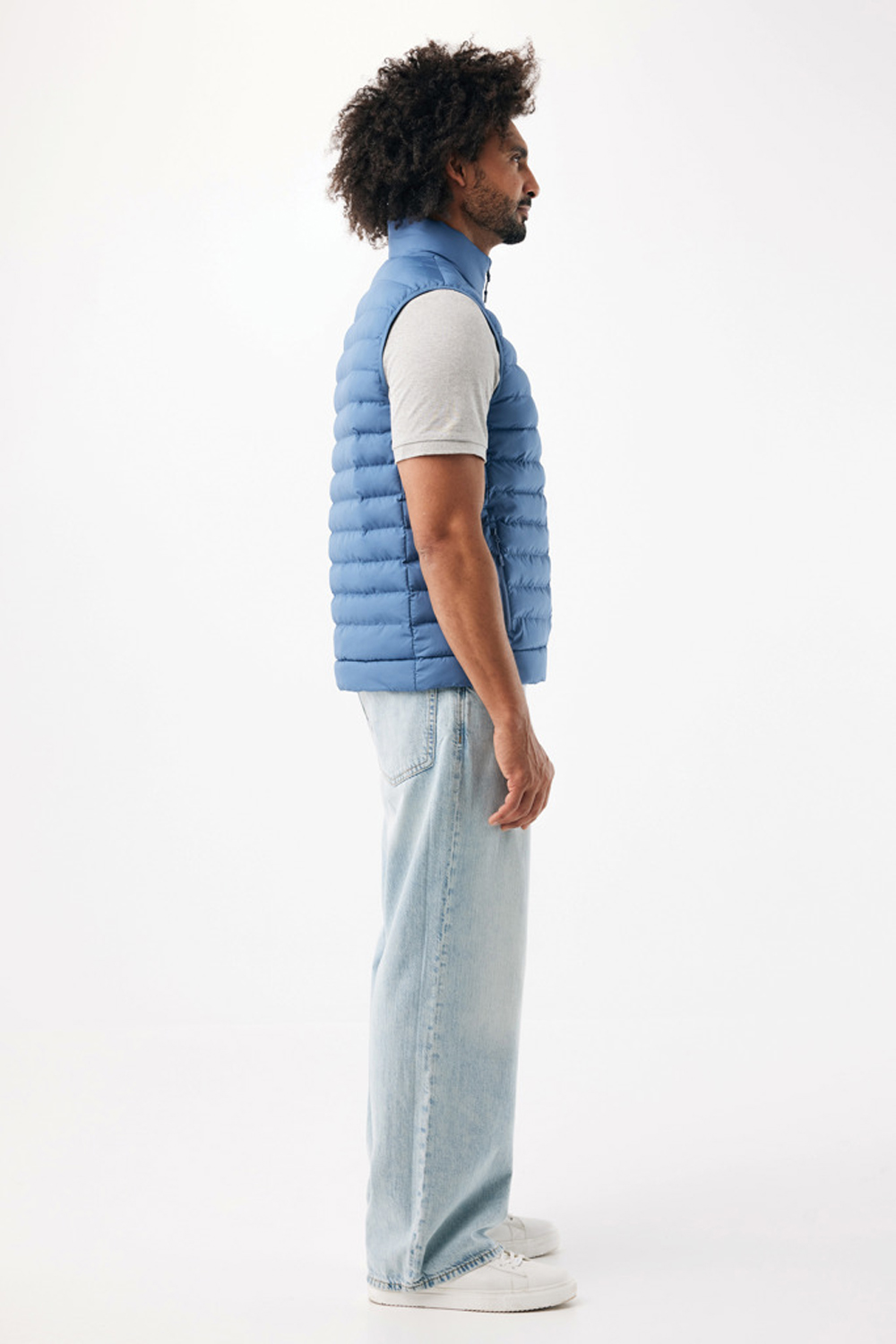 Мужской стеганый жилет Iqoniq Meru из переработанного полиэстера AWARE™, 70 г/м²-5