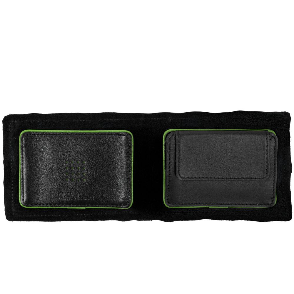 Кошелек Partinico, черный с зеленым-1