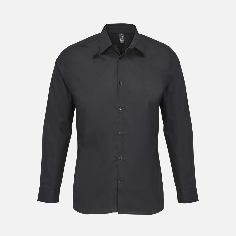 Рубашка мужская Bailey, черная-1