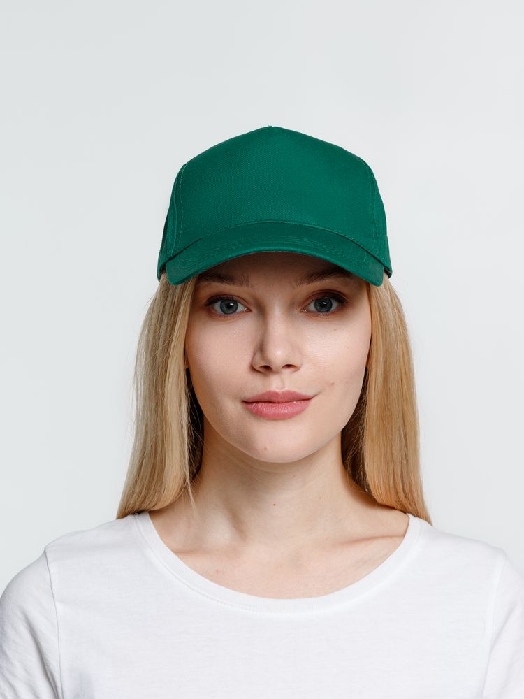 Бейсболка Promo, темно-зеленая-1