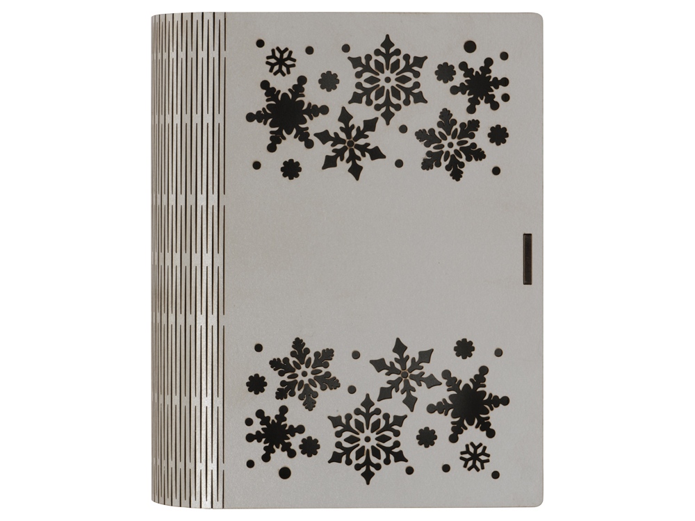 Деревянная коробка с резной крышкой Книга, М-2