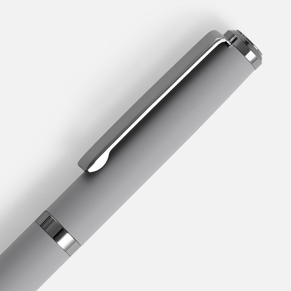 Ручка шариковая Inkish Gunmetal в футляре, серая-3