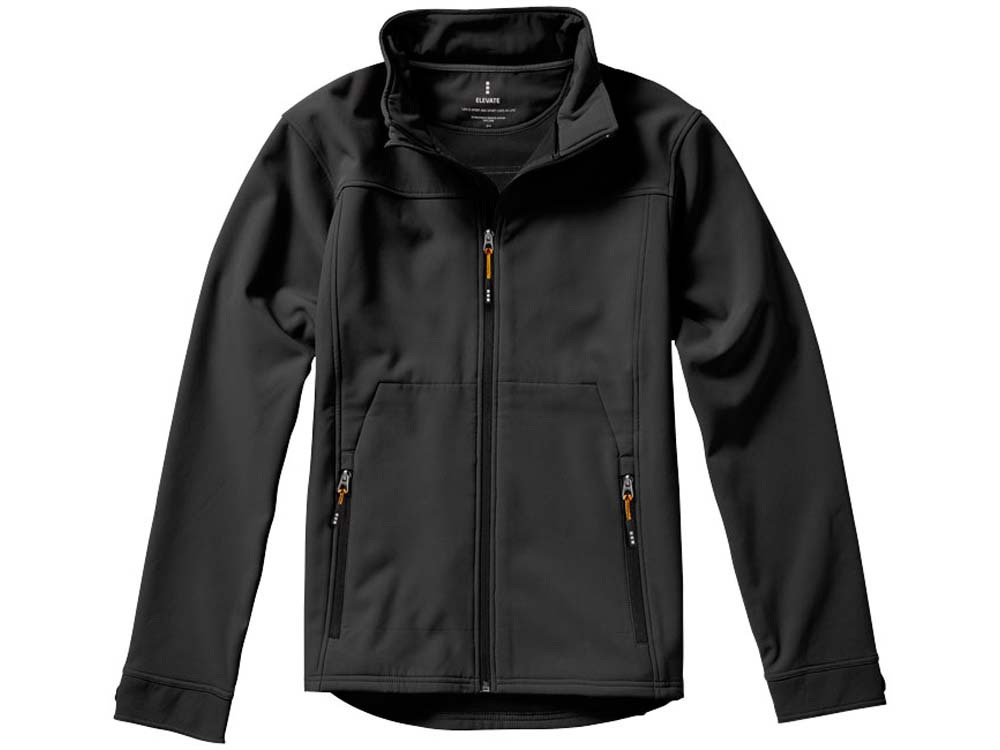 Куртка софтшел Langley мужская, антрацит-9