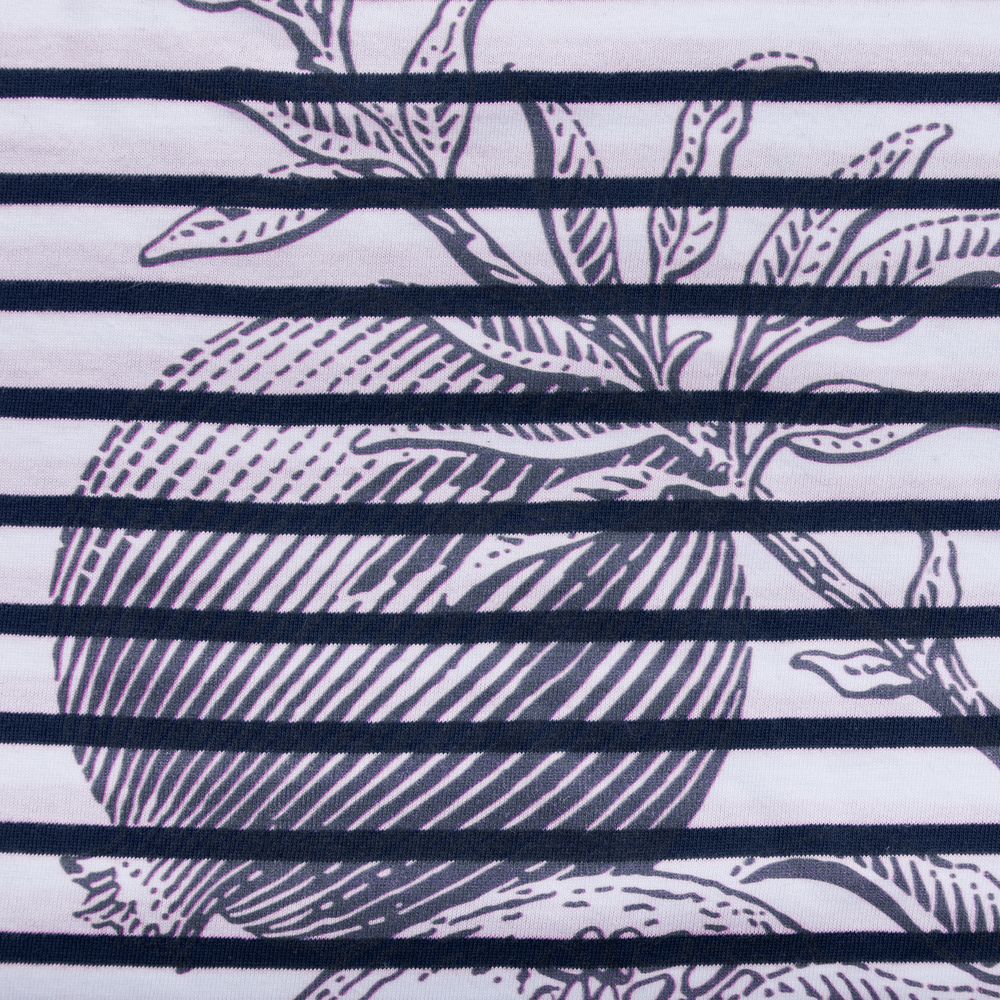 Футболка женская Grand Granat, белая с синим-2