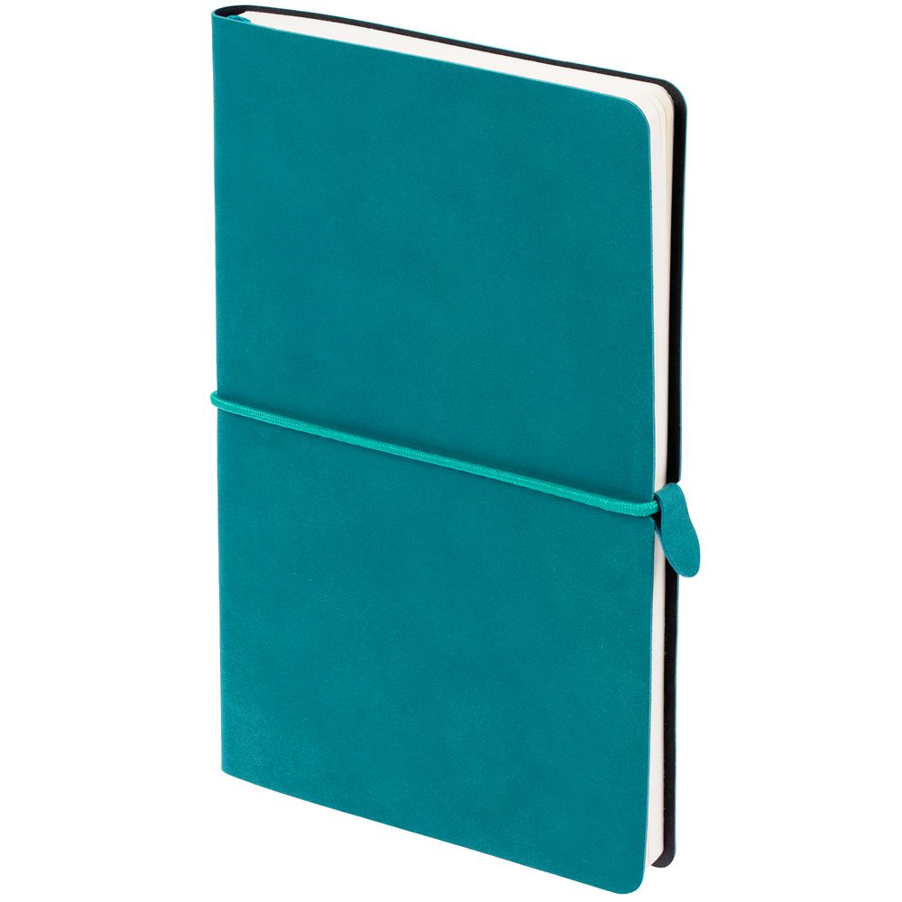 Ежедневник Nubuk, недатированный, бирюзовый-0