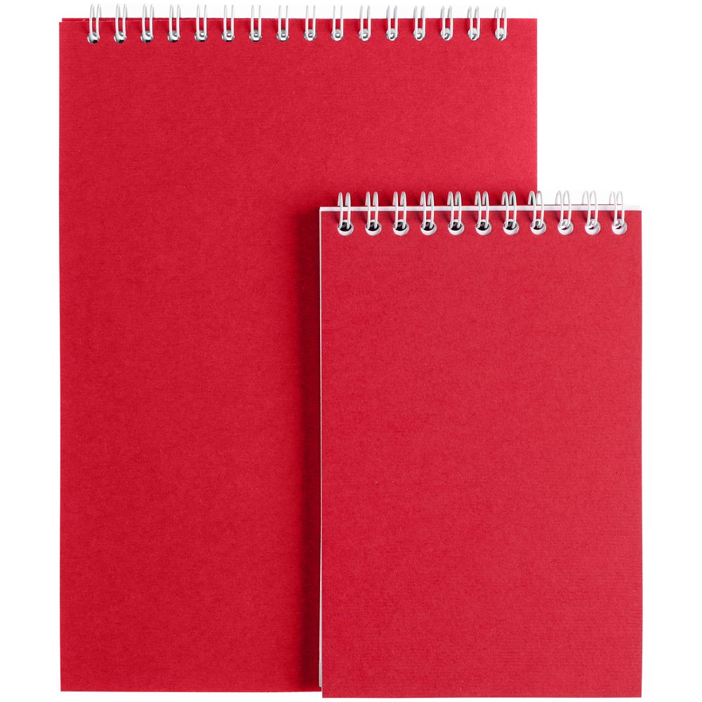 Блокнот Dali Mini в клетку, красный-6