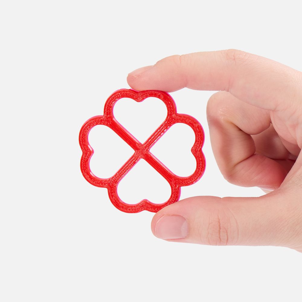 Подвеска Flora, 3D-печать на заказ, клевер-1