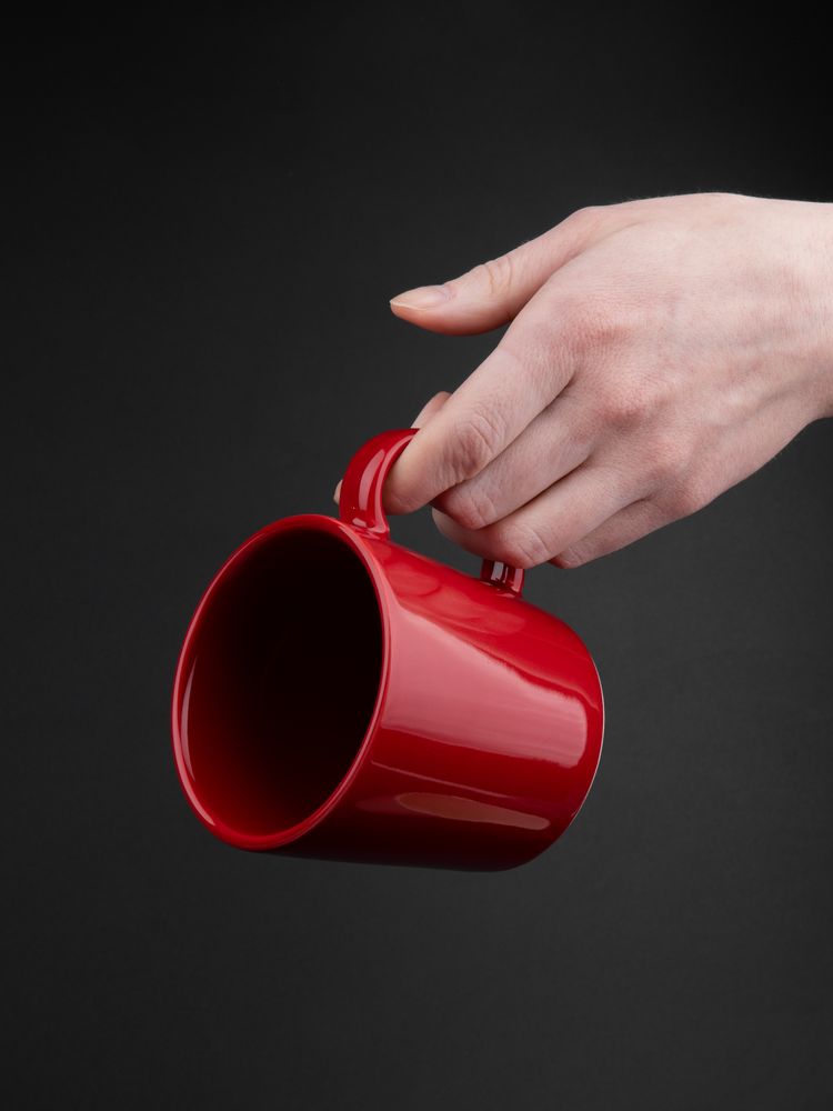 Кружка Valotti Medio, красная-6