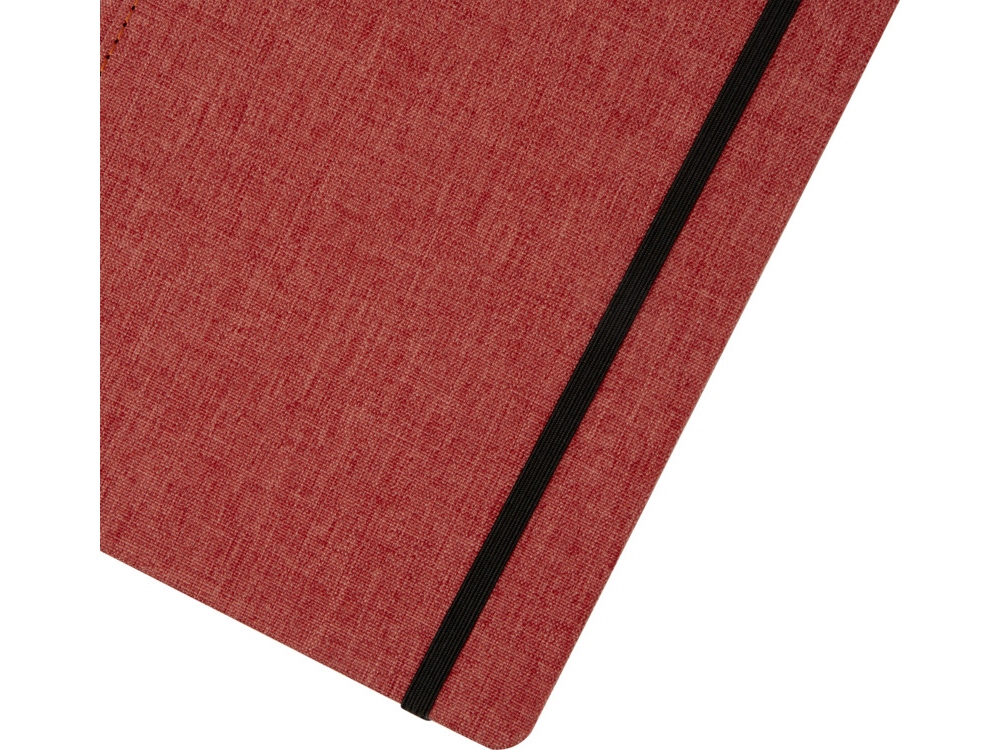 Блокнот Orin, формат А5, из переработанного ПЭТ, красный кирпичный-5