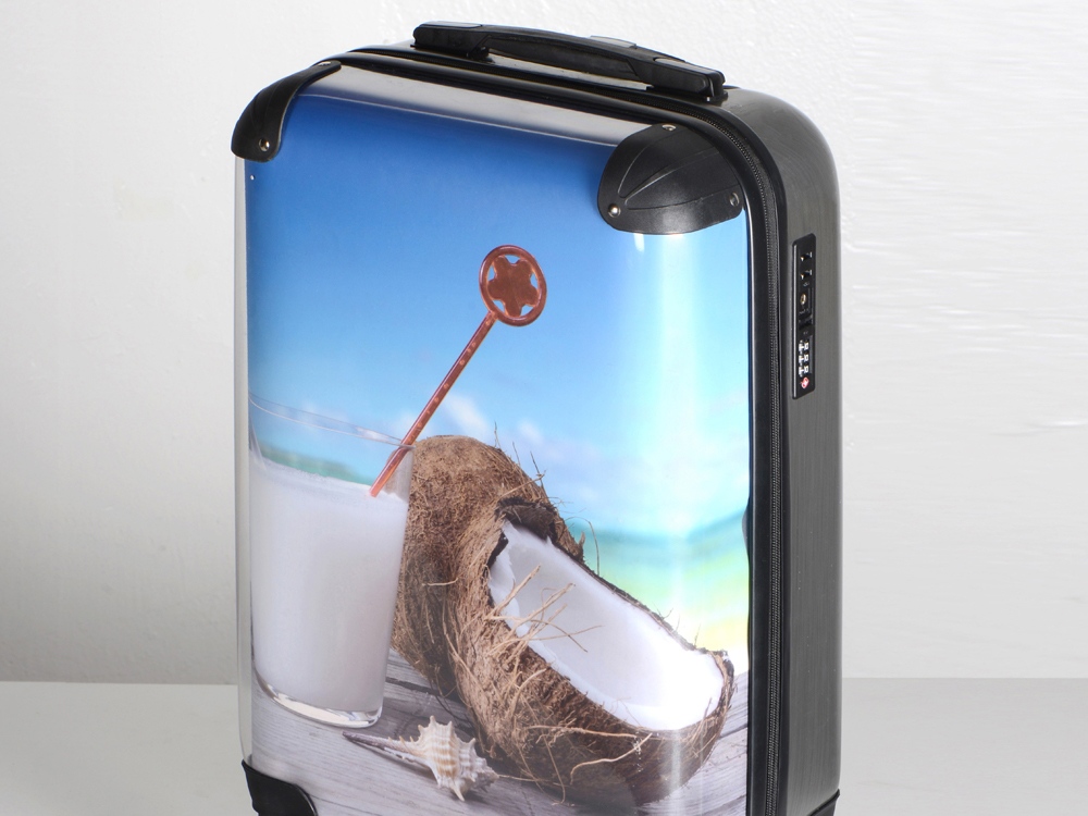 Чемодан прозрачный Visit со сменной вставкой-14