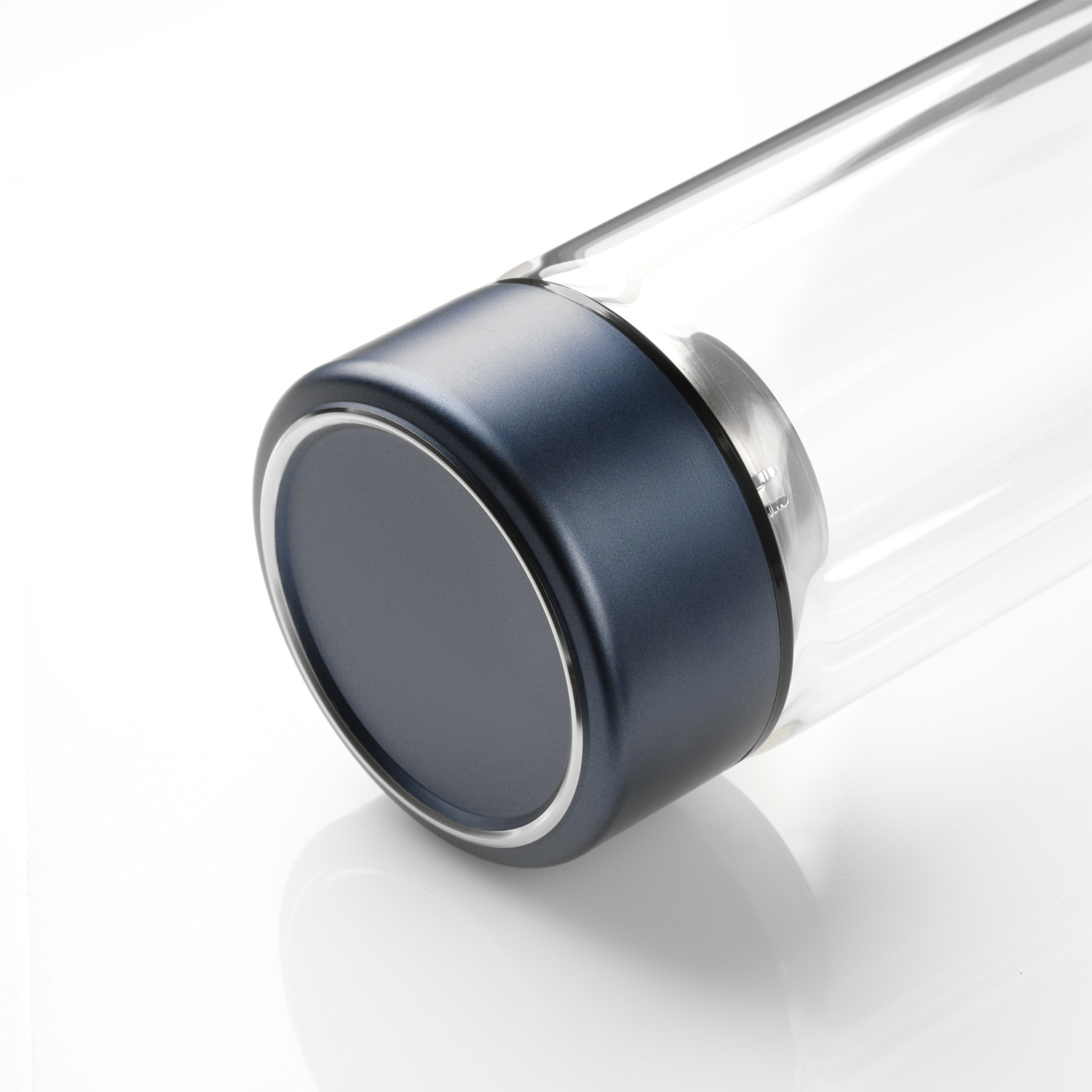 Бутылка стеклянная с двойными стенками Aravia, синяя-5