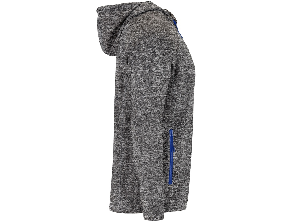 Толстовка на молнии Everest, меланжевый черный-3