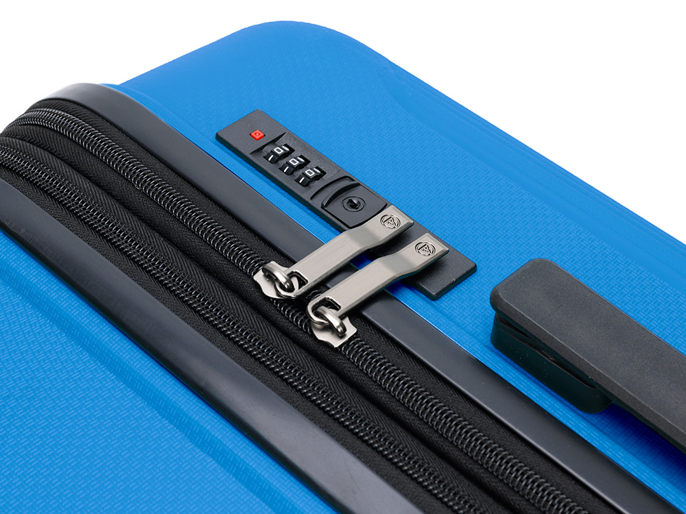 Чемодан TORBER В Отпуск, ярко-синий, полипропилен, 65,5 х 43,5 х 26 см, 62 л-5