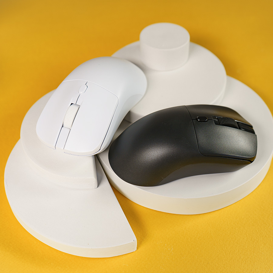 Мышь беспроводная PULSE, белая, пластик, белый-4