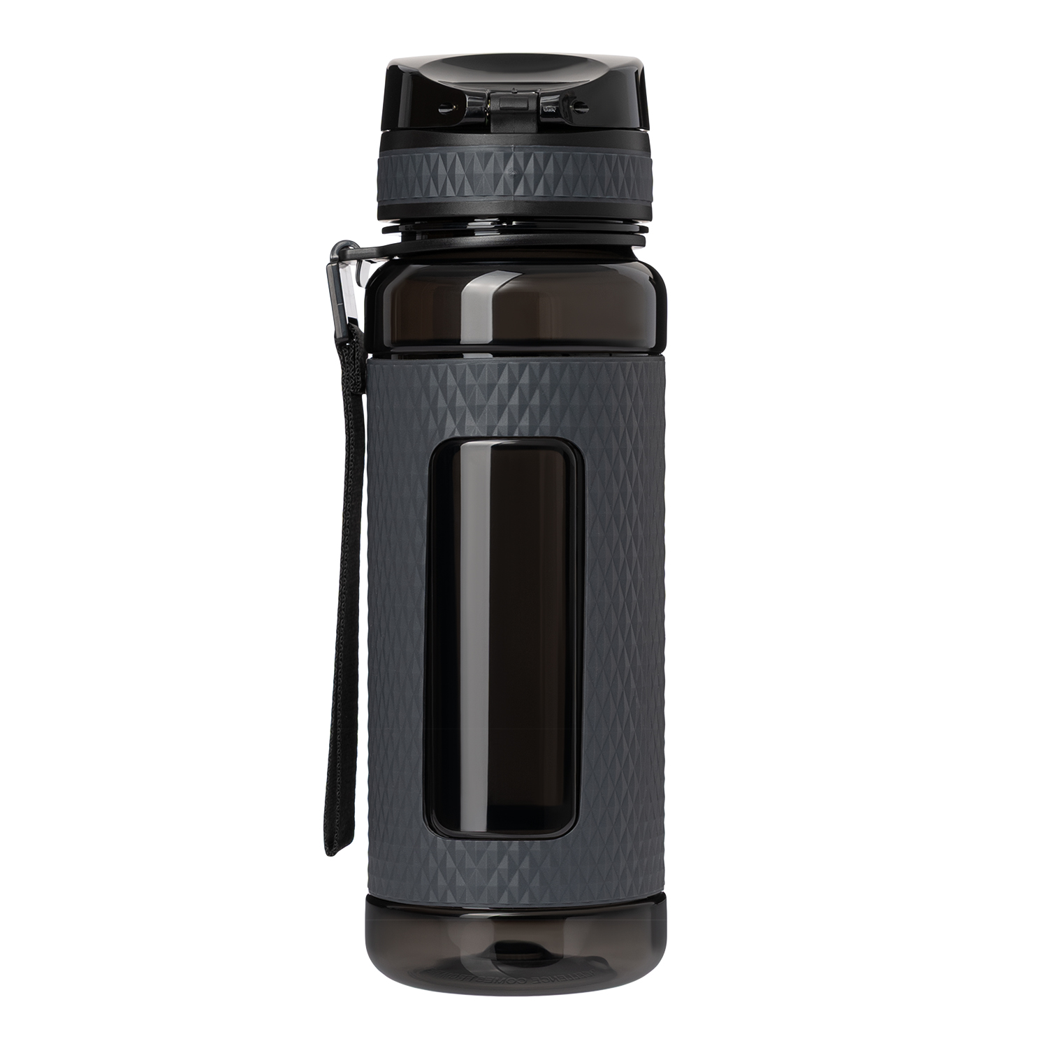 Бутылка для воды Вектор (Vector), черная-2