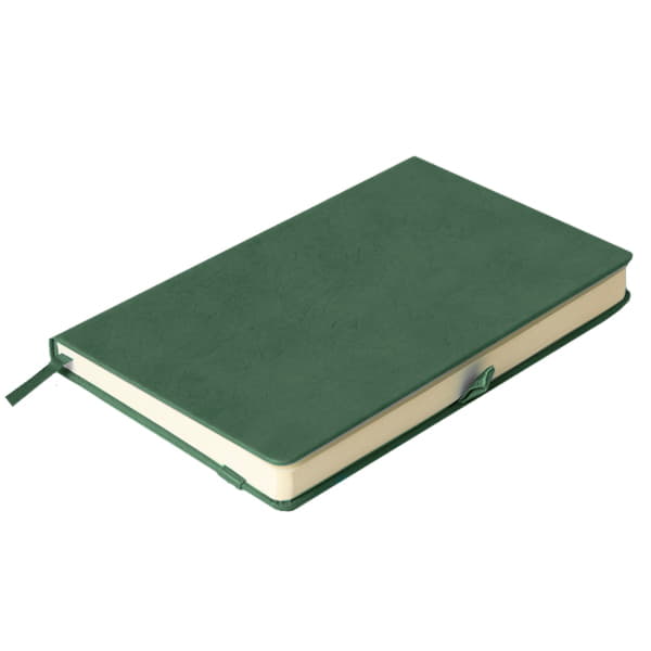 Ежедневник недатированный Starry , формат А5, в клетку, зеленый-4