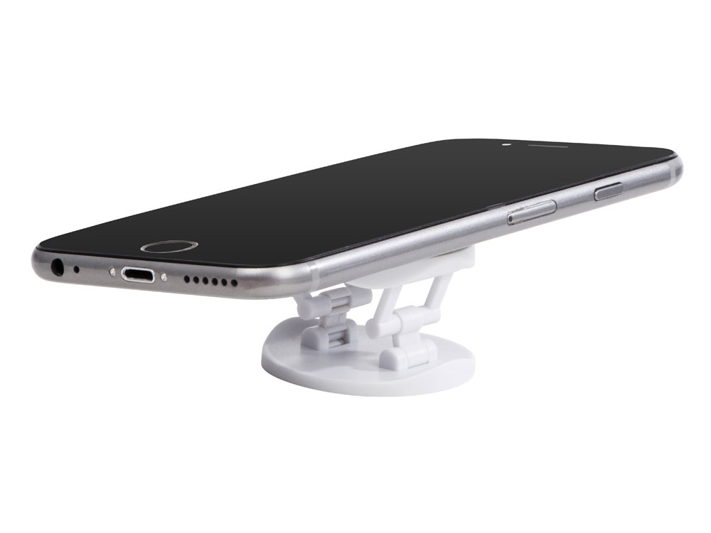 Держатель для телефона с отверстием для пальца Pop Flex, белый-7