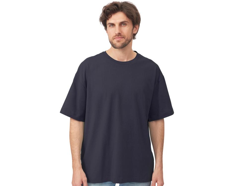 Футболка оверсайз Vienna унисекс , темно-синий-5