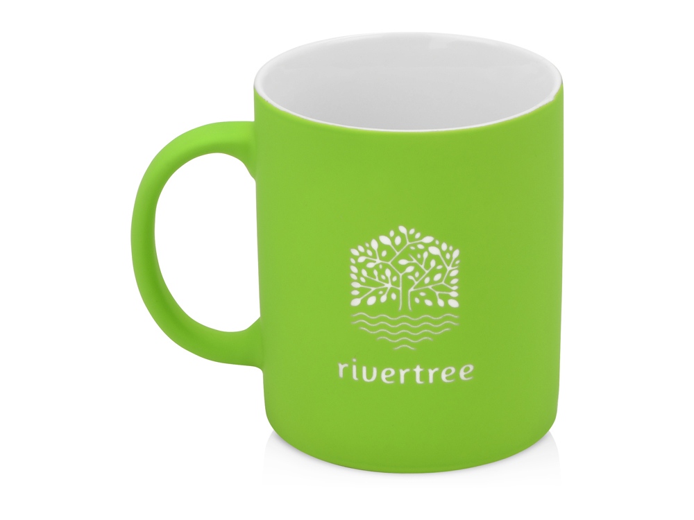 Кружка с покрытием soft-touch Barrel of a Gum, зеленое яблоко-2